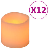 Thumbnail for Elektrische LED-Kerzen 12 Stk. Warmweiß