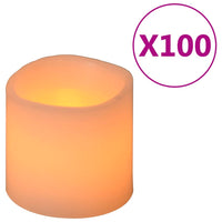 Thumbnail for Elektrische LED-Kerzen 100 Stk. Warmweiß