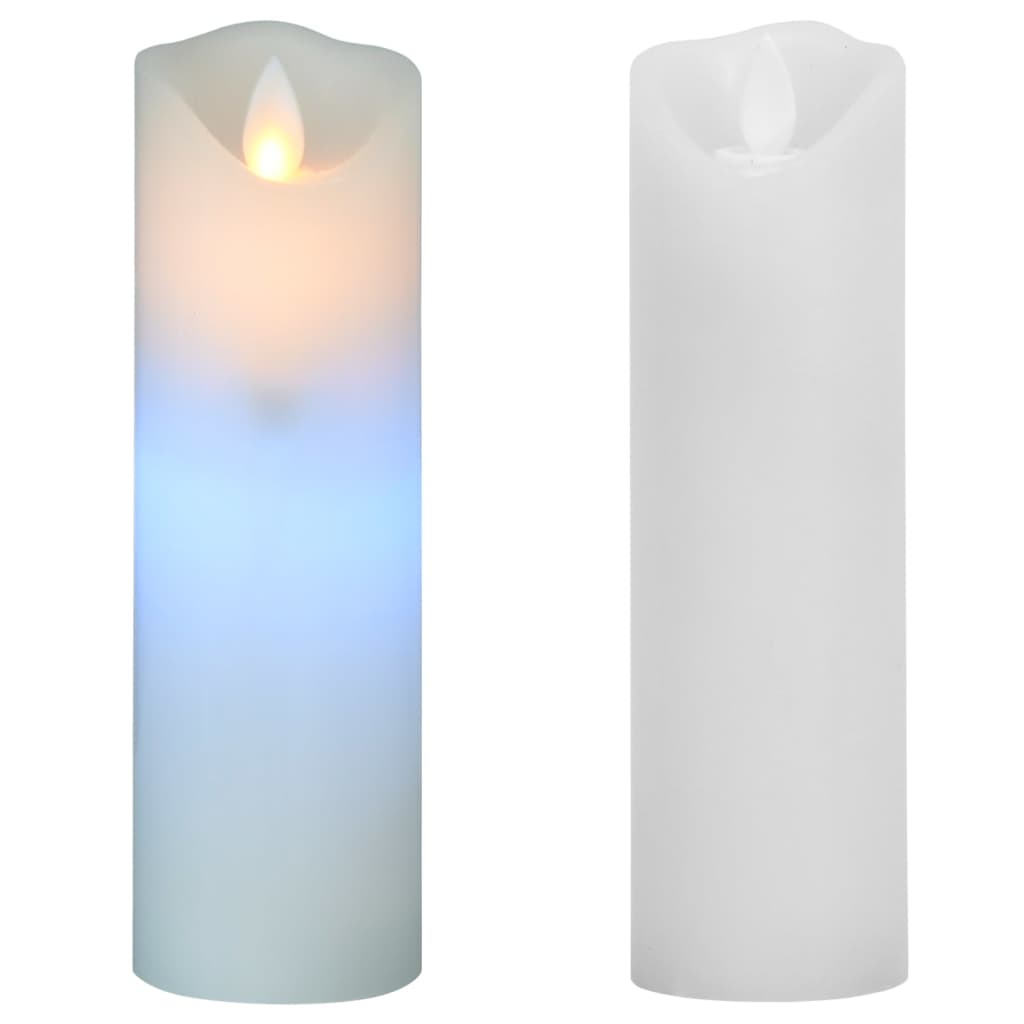 5-tlg. LED-Kerzen-Set Elektrisch mit Fernbedienung Mehrfarbig