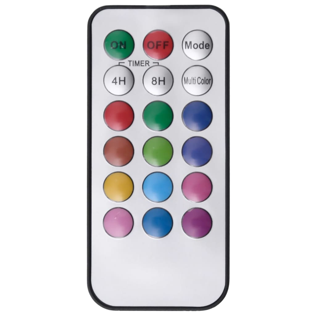 5-tlg. LED-Kerzen-Set Elektrisch mit Fernbedienung Mehrfarbig