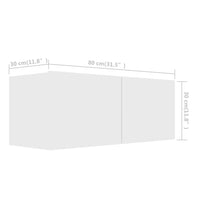 Thumbnail for TV-Schränke 4 Stk. Weiß 80x30x30 cm Holzwerkstoff