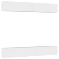 Thumbnail for TV-Schränke 4 Stk. Weiß 100x30x30 cm Spanplatte