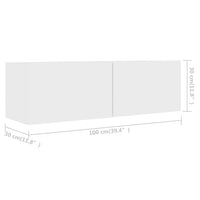 Thumbnail for TV-Schränke 4 Stk. Weiß 100x30x30 cm Spanplatte