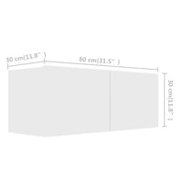 Thumbnail for 3-tlg. TV-Schrank-Set Weiß Holzwerkstoff