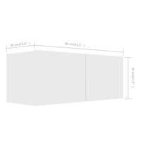 Thumbnail for 6-tlg. TV-Schrank-Set Weiß Holzwerkstoff