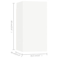 Thumbnail for 8-tlg. TV-Schrank-Set Weiß Holzwerkstoff