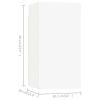 Thumbnail for 4-tlg. TV-Schrank-Set Weiß Holzwerkstoff