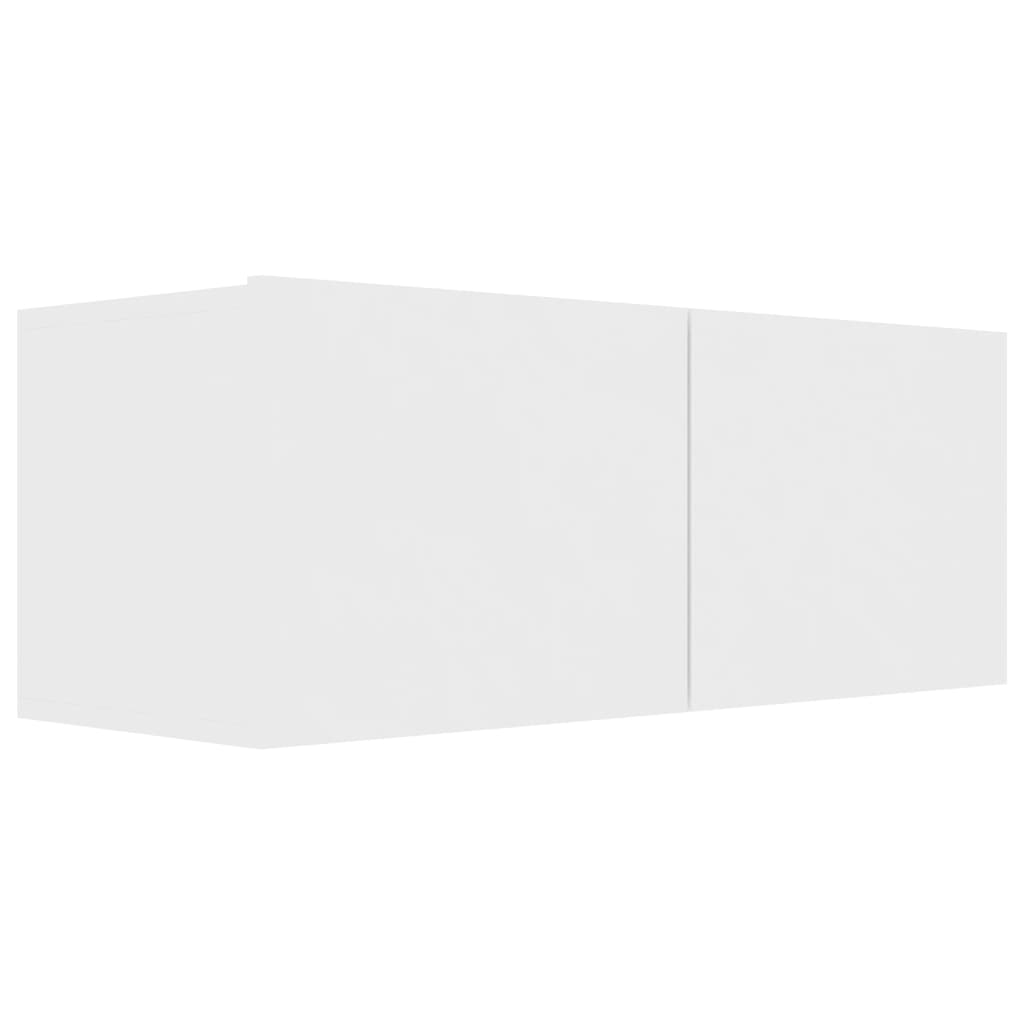 TV-Schränke 3 Stk. Weiß Holzwerkstoff