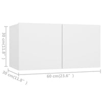 Thumbnail for 4-tlg. TV-Schrank-Set Weiß Holzwerkstoff