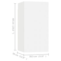 Thumbnail for TV-Schränke 4 Stk. Weiß 30,5x30x60 cm Holzwerkstoff