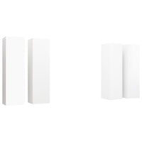 Thumbnail for TV-Schränke 4 Stk. Weiß 30,5x30x110 cm Holzwerkstoff