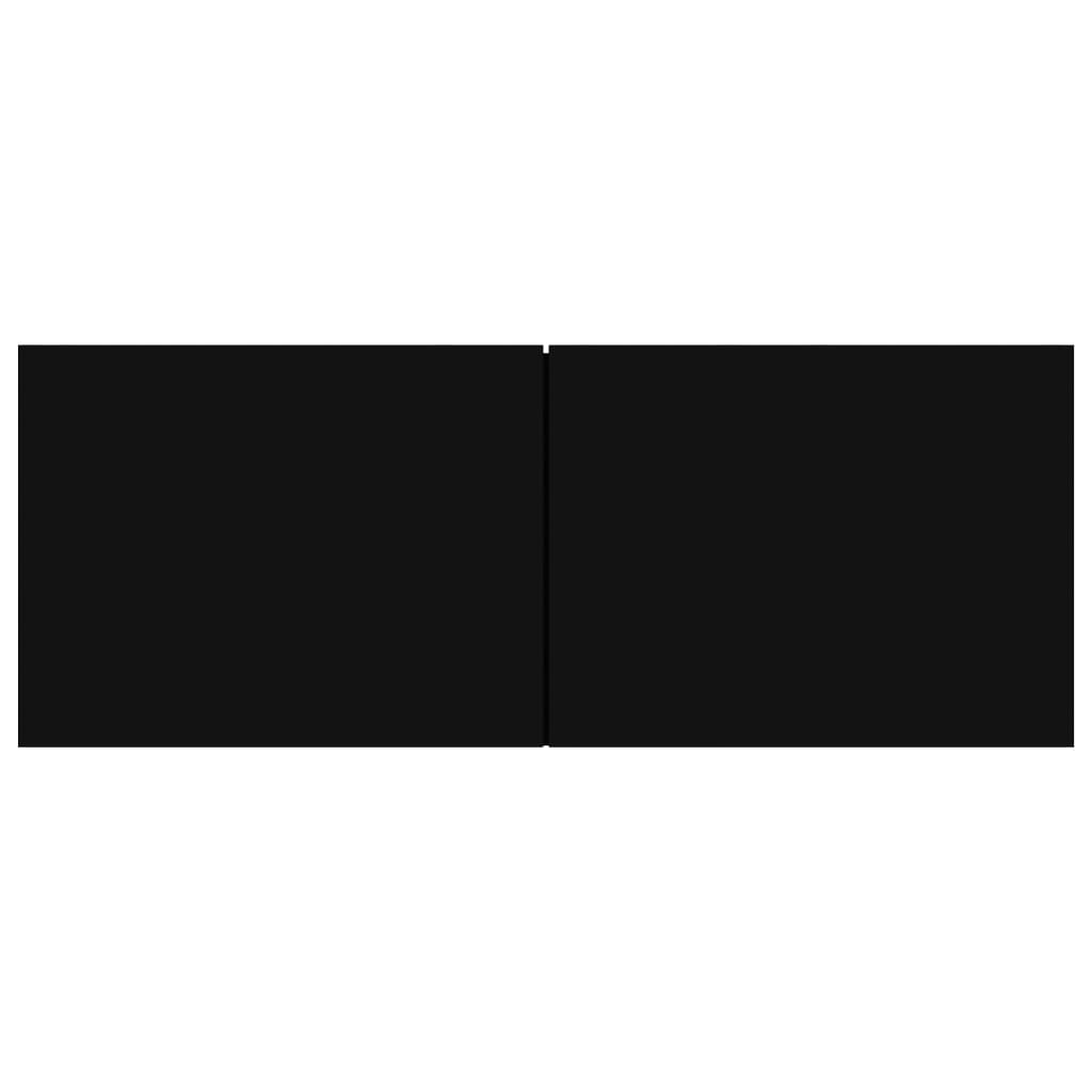 8-tlg. TV-Schrank-Set Schwarz Holzwerkstoff