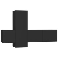 Thumbnail for 3-tlg. TV-Schrank-Set Schwarz Holzwerkstoff