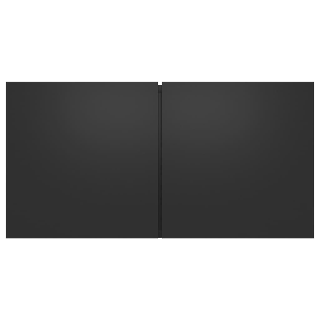 8-tlg. TV-Schrank-Set Schwarz Holzwerkstoff