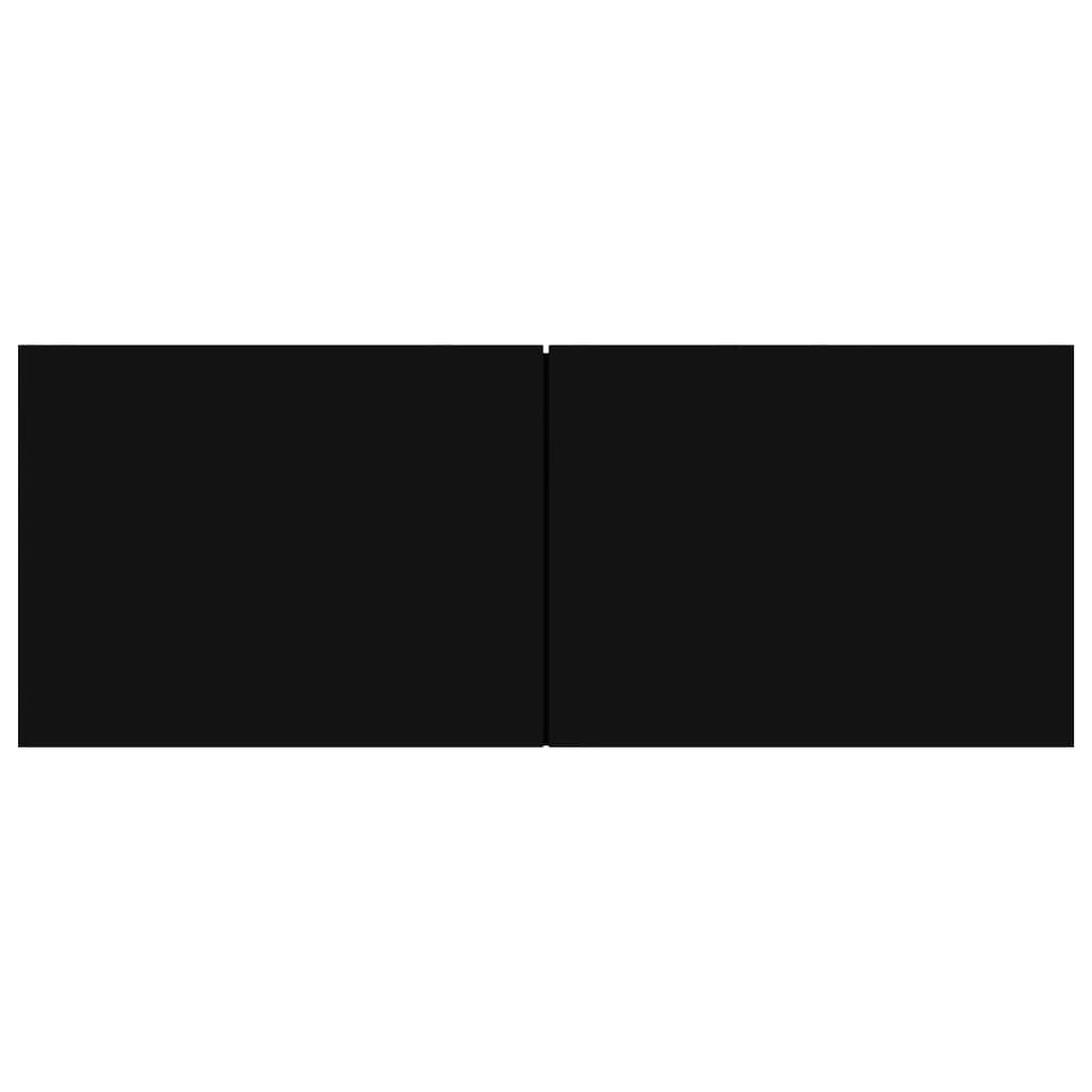 TV-Schränke 3 Stk. Schwarz Holzwerkstoff