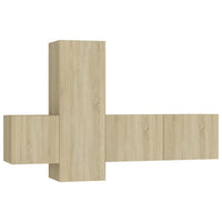 Thumbnail for 3-tlg. TV-Schrank-Set Sonoma-Eiche Holzwerkstoff