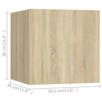 Thumbnail for 6-tlg. TV-Schrank-Set Sonoma-Eiche Spanplatte