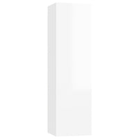 Thumbnail for TV-Schränke 4 Stk. Hochglanz Weiß 30,5x30x110 cm Holzwerkstoff