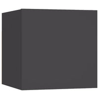 Thumbnail for Nachttisch Grau 30,5x30x30 cm Spanplatte