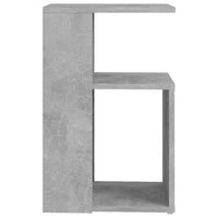 Thumbnail for Beistelltisch Betongrau 36x30x56 cm Holzwerkstoff