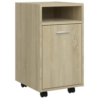 Thumbnail for Beistellschrank mit Rollen Sonoma-Eiche 33x38x60 cm