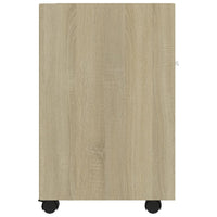 Thumbnail for Beistellschrank mit Rollen Sonoma-Eiche 33x38x60 cm