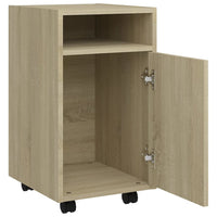 Thumbnail for Beistellschrank mit Rollen Sonoma-Eiche 33x38x60 cm