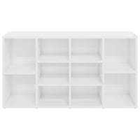 Thumbnail for Schuhbank Hochglanz-Weiß 103x30x54,5 cm Holzwerkstoff