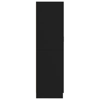 Thumbnail for Kleiderschrank Schwarz 82,5x51,5x180 cm Holzwerkstoff