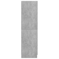 Thumbnail for Kleiderschrank Betongrau 82,5x51,5x180 cm Holzwerkstoff
