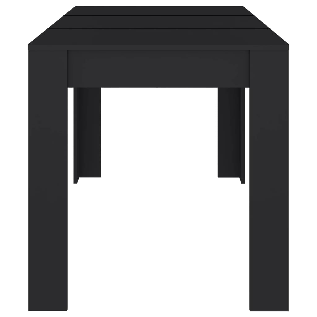 Esstisch Schwarz 140x74,5x76 cm Holzwerkstoff
