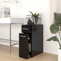 Thumbnail for Apothekerschrank Schwarz 20x45,5x60 cm Holzwerkstoff