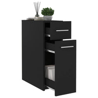 Thumbnail for Apothekerschrank Schwarz 20x45,5x60 cm Holzwerkstoff