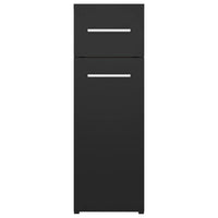 Thumbnail for Apothekerschrank Schwarz 20x45,5x60 cm Holzwerkstoff