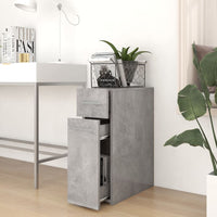Thumbnail for Apothekerschrank Betongrau 20x45,5x60 cm Holzwerkstoff