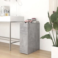 Thumbnail for Apothekerschrank Betongrau 20x45,5x60 cm Holzwerkstoff