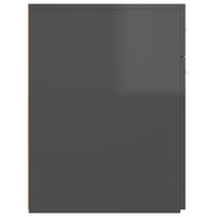 Thumbnail for Apothekerschrank Hochglanz-Grau 20x45,5x60 cm Holzwerkstoff