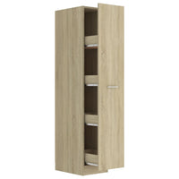 Thumbnail for Apothekerschrank Sonoma-Eiche 30x42,5x150 cm Holzwerkstoff