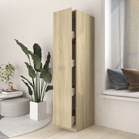 Thumbnail for Apothekerschrank Sonoma-Eiche 30x42,5x150 cm Holzwerkstoff