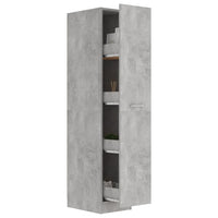Thumbnail for Apothekerschrank Betongrau 30x42,5x150 cm Holzwerkstoff