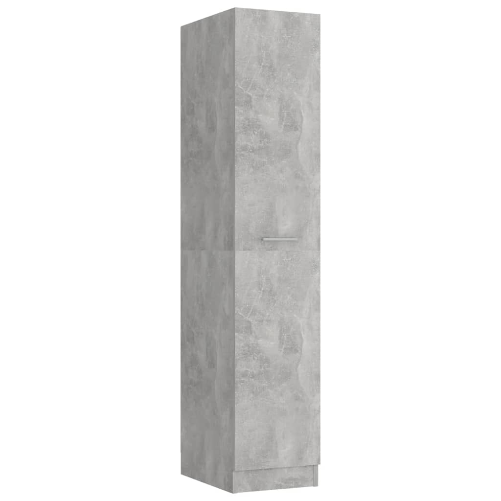 Apothekerschrank Betongrau 30x42,5x150 cm Holzwerkstoff