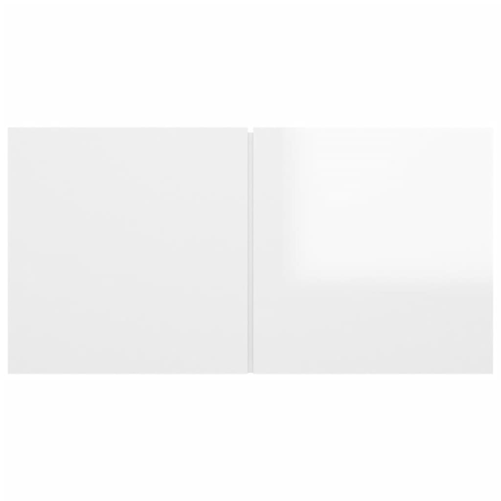 TV-Hängeschrank Hochglanz-Weiß 60x30x30 cm