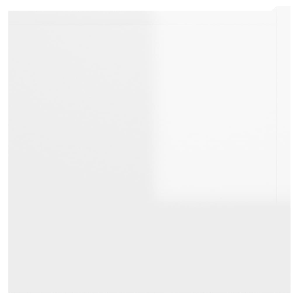 TV-Hängeschränke 2 Stk. Hochglanz-Weiß 60x30x30 cm