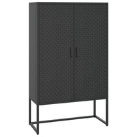Thumbnail for Highboard Schwarz 80x35x135 cm Stahl