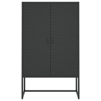 Thumbnail for Highboard Schwarz 80x35x135 cm Stahl