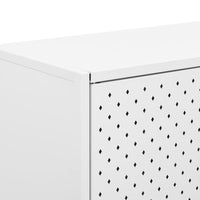 Thumbnail for Highboard Weiß 80x35x135 cm Stahl