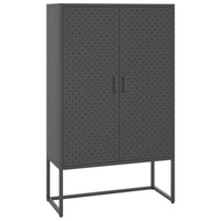 Thumbnail for Highboard Anthrazit 80x35x135 cm Stahl