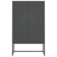 Thumbnail for Highboard Anthrazit 80x35x135 cm Stahl