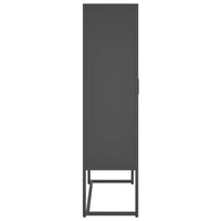 Thumbnail for Highboard Anthrazit 80x35x135 cm Stahl