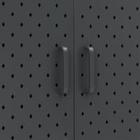 Thumbnail for Highboard Anthrazit 80x35x135 cm Stahl